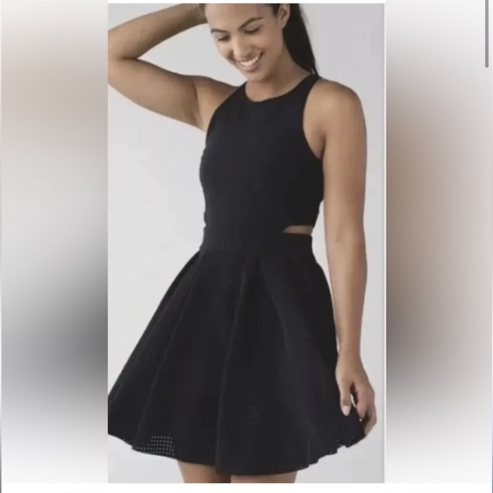 lululemon athletica Black Cutout Dress